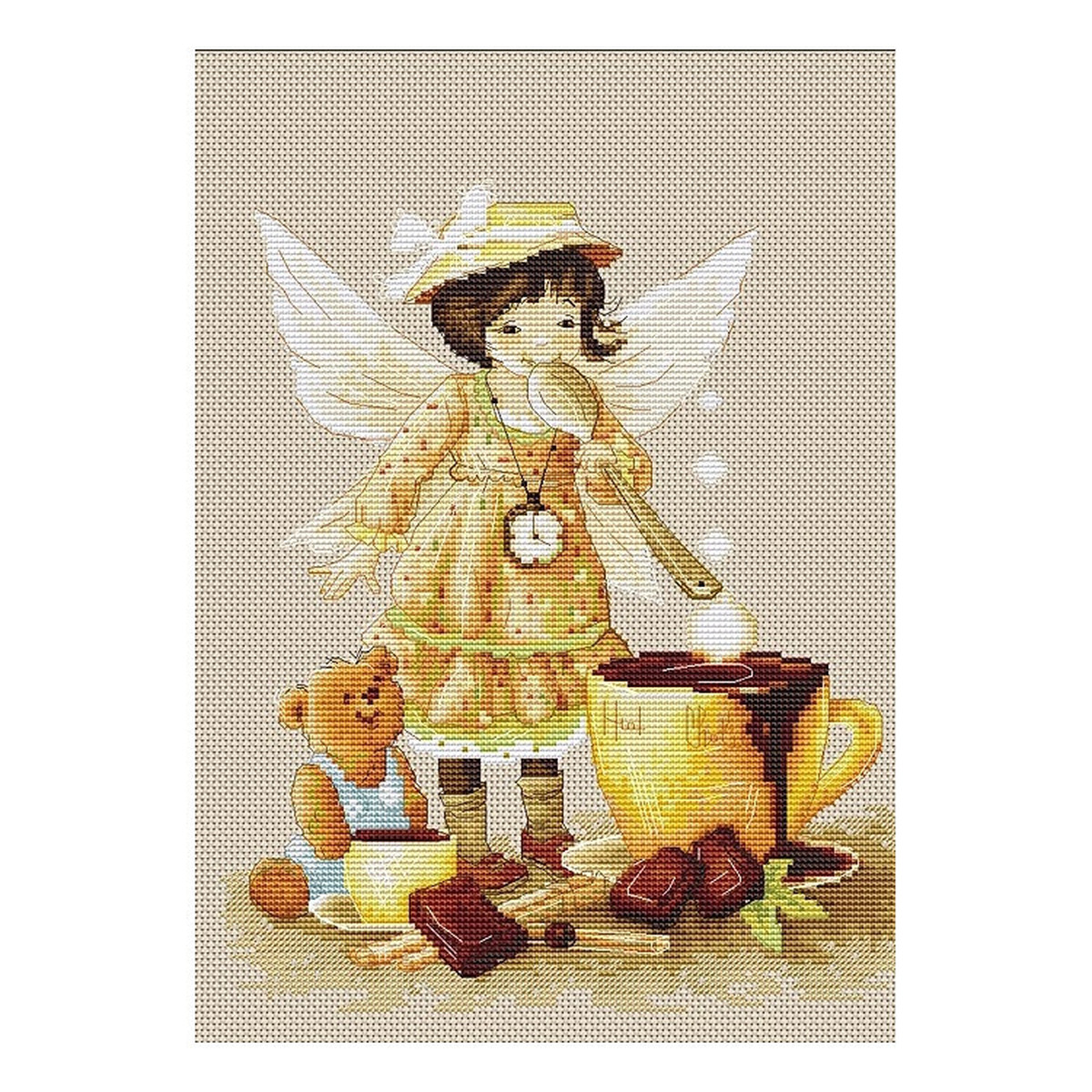 Borduurblad Borduurpakket Luca S Chocolate Fairy