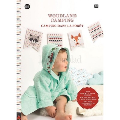 Borduurblad productfoto Borduurboekje 'Woodland Camping' - NR 159