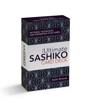 Borduurblad productfoto The ultimate Sashiko card deck - Susan Briscoe