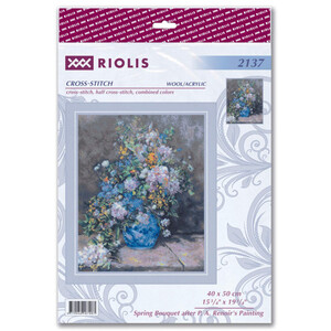 Borduurblad productfoto Borduurpakket Riolis ‘Lenteboeket Renoir’ 2