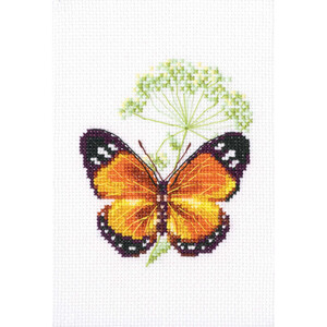 Borduurblad productfoto Borduurpakket RTO ‘Caraway and Butterfly’