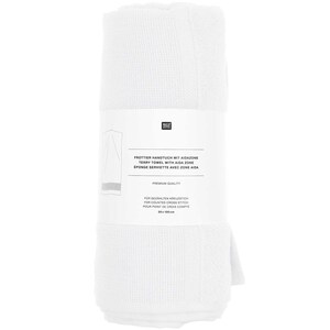 Borduurblad productfoto Rico Design Handdoek van biologisch katoen - wit 2