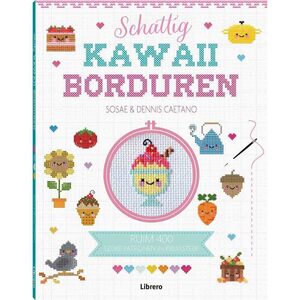 Borduurblad productfoto Boek Schattig Kawaii borduren - Sosae & Dennis Caetano