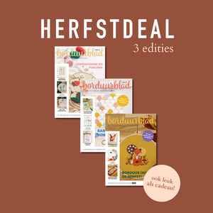 Borduurblad productfoto Borduurblad Herfstdeal: 3 edities