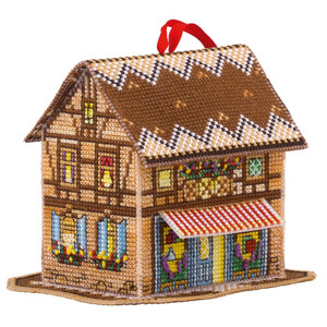 Borduurblad productfoto Borduurpakket PANNA Huisje ‘Magic House’ 2