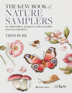 Borduurblad productfoto Boek The Kew Book of Nature Samplers - Trish Burr