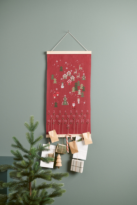 Borduurblad productfoto Patroon Adventskalender - Rico Design