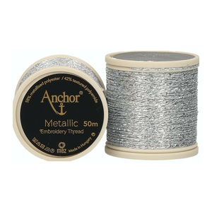 Borduurblad productfoto Anchor Metallic Silver